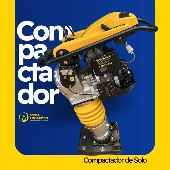 Locação de Compactador de Solo Sapo em Cuiabá MT — Mega Locações