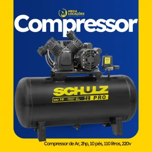 Locação de Compressor de Ar 110 Litros em Cuiabá MT — Mega Locações